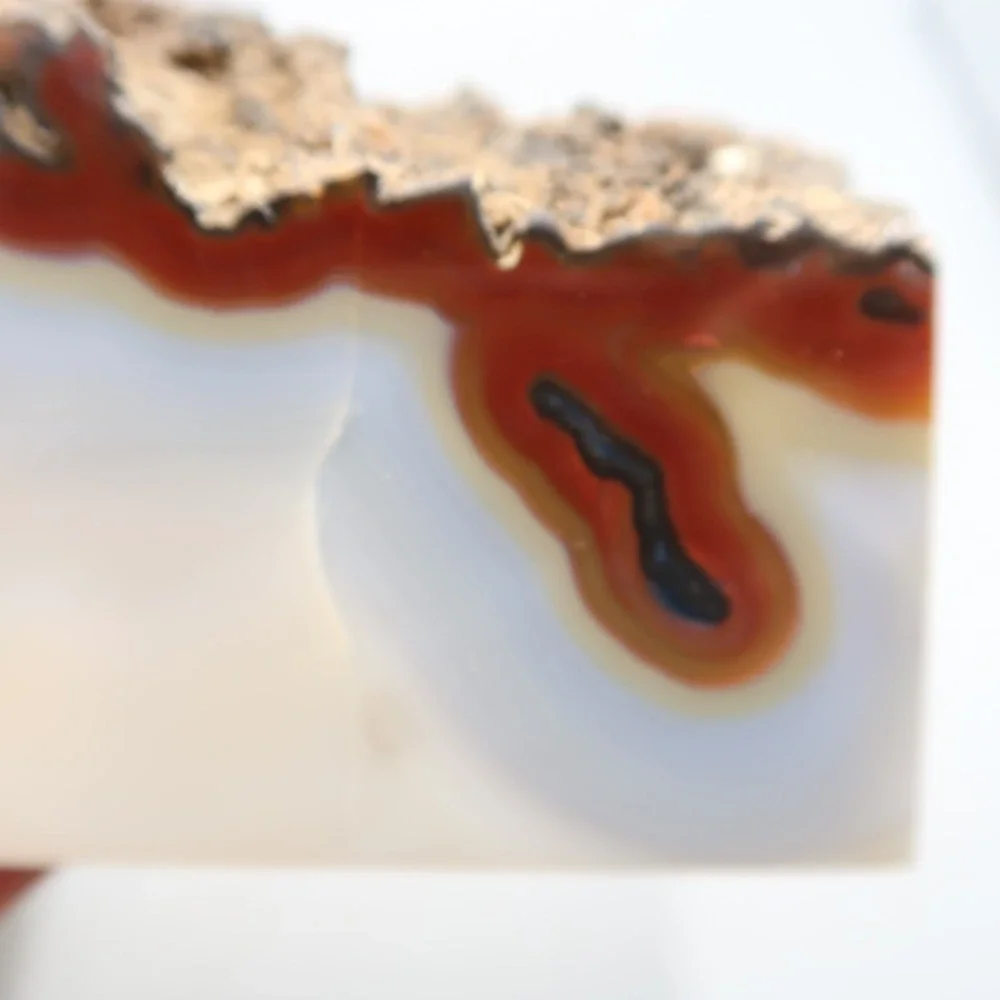 Paper weighs or Book ends Solid Bruneau Jasper & Blue‎ Agate Polish Rock